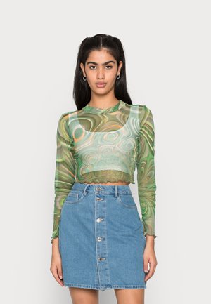 SWIRL LONG SLEEVE - Maglietta a manica lunga - green