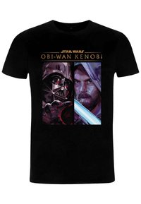 Star Wars OBI-WAN KENOBI PANELS UNISEX - Camiseta estampada - black