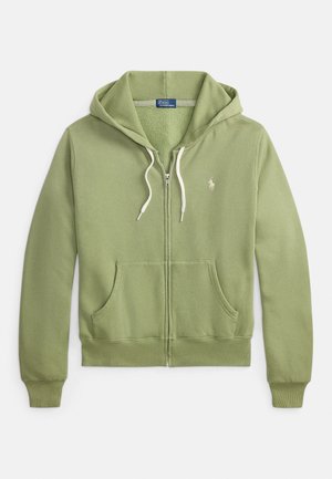 FLEECE FULL ZIP HOODIE - Športna jopa s kapuco na zadrgo - lakeview green