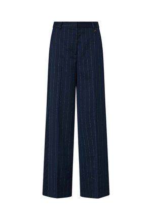 LIU JO, LIU JO PINSTRIPE STRAIGHT PANTS - Pantalon classique - dark blue