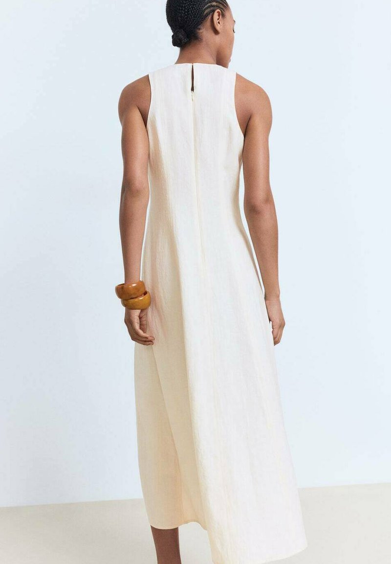 Mango FLARED - Maxi dress - off-white - Zalando
