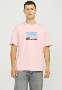 Jack & Jones JORVESTERBRO PICTURE CREW NECK - Apdrukāts T-krekls - fairy tale