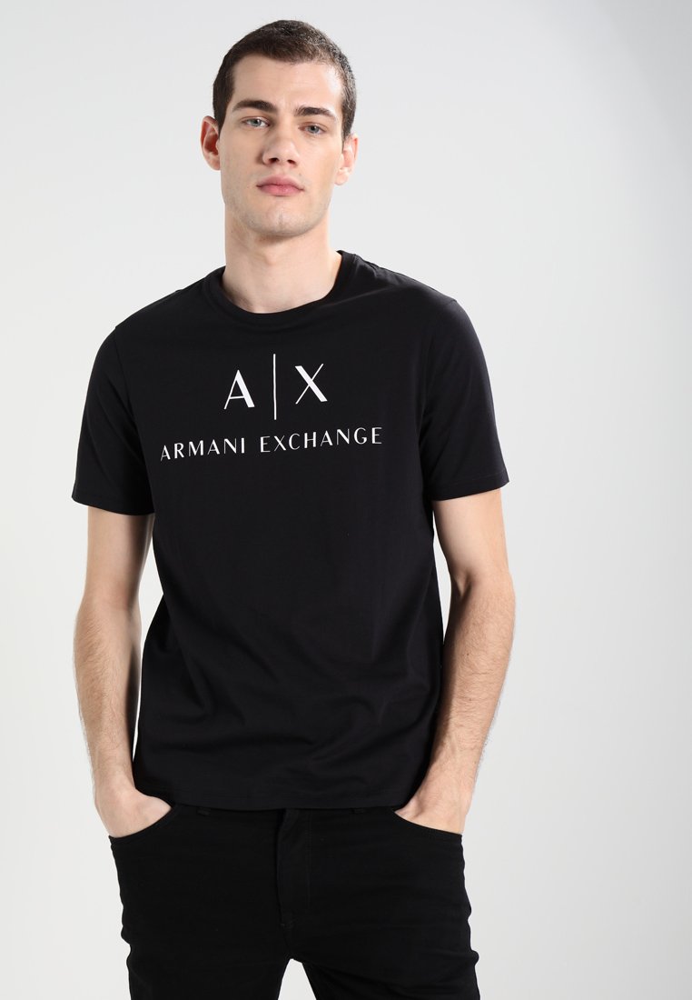 Armani Camiseta estampada - black/negro Zalando.es