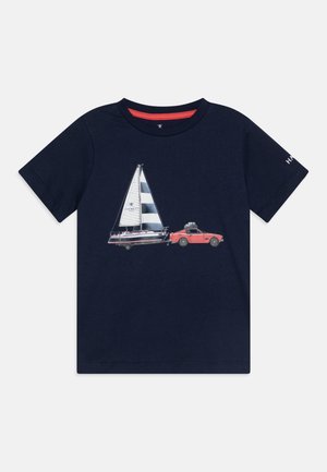 CAR TEE - Triko s potiskem - ink blue