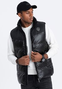 SLEEVELESS QUILTED - Bodywarmer - black