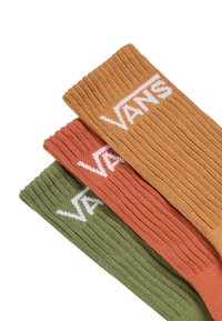 Vans 3 PACK CLASSIC CREW - Calze - brown sugar