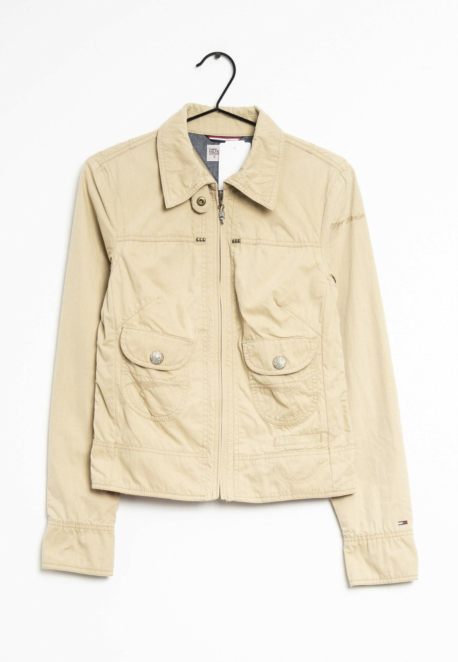 Tommy Hilfiger Summer jacket beige (Pre-owned) Zalando