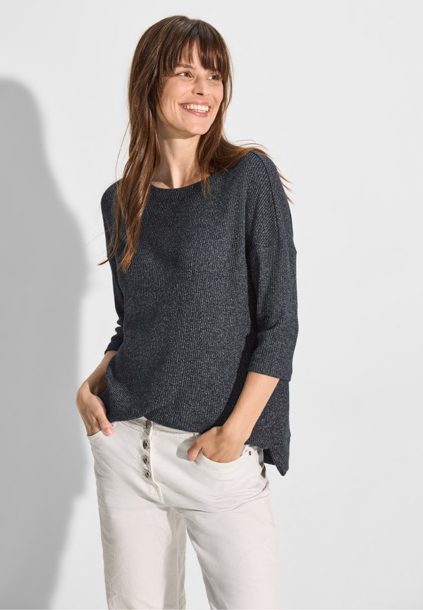 Strickpullover - blau