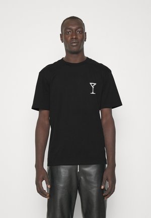 DESTIVE - Triko s potiskem - black