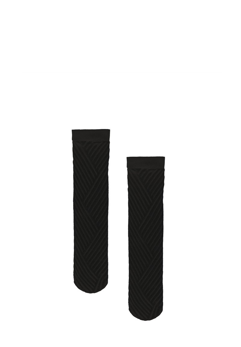 Chaussettes Roll Socks Wolford 50 Den - Noir Taille S - Neuf Avec Étiquettes