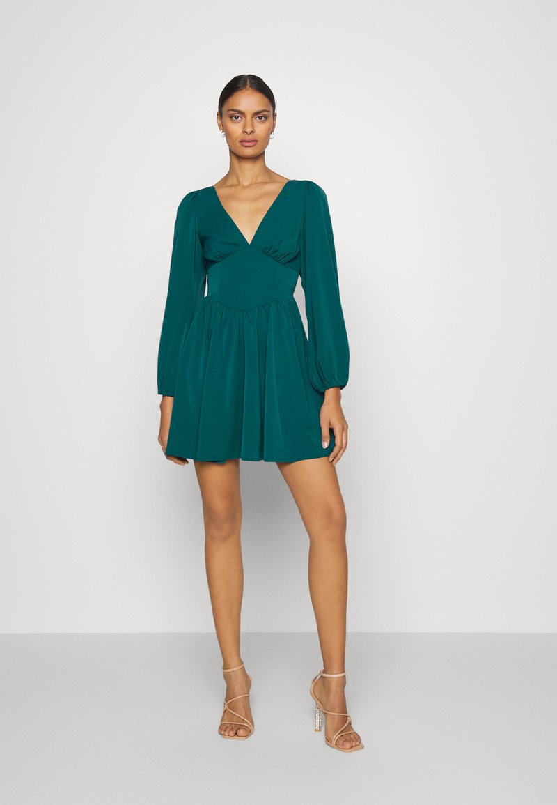 Abercrombie & Fitch DRESSY DAYTIME SHORT DRESS Robe de jour deep