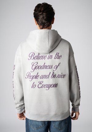 Sublevel MIT 3D ELEMENTEN - Kapuzenpullover - light-grey