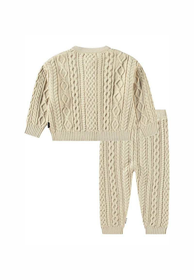 Molo BREEZE SET Stoffhose white noise/sand Zalando