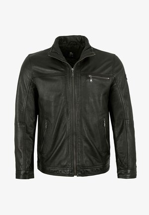 Otto Kern Lederjacke - schwarz