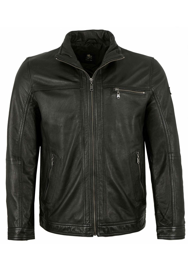 Otto Kern Lederjacke - schwarz