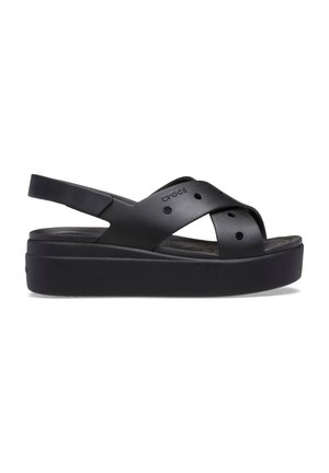 Plateausandalette - black