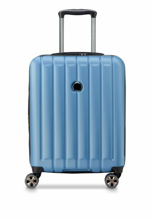 LONGITUDE  ROLLEN KABINENTROLLEY 55 CM MIT DEHNFALTE - Bagage / koffer - hellblau