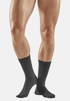CEP COMPRESSION BUSINESS MID CUT SOCKS MEN - MADE IN GERMANY - Sportsocken - grey