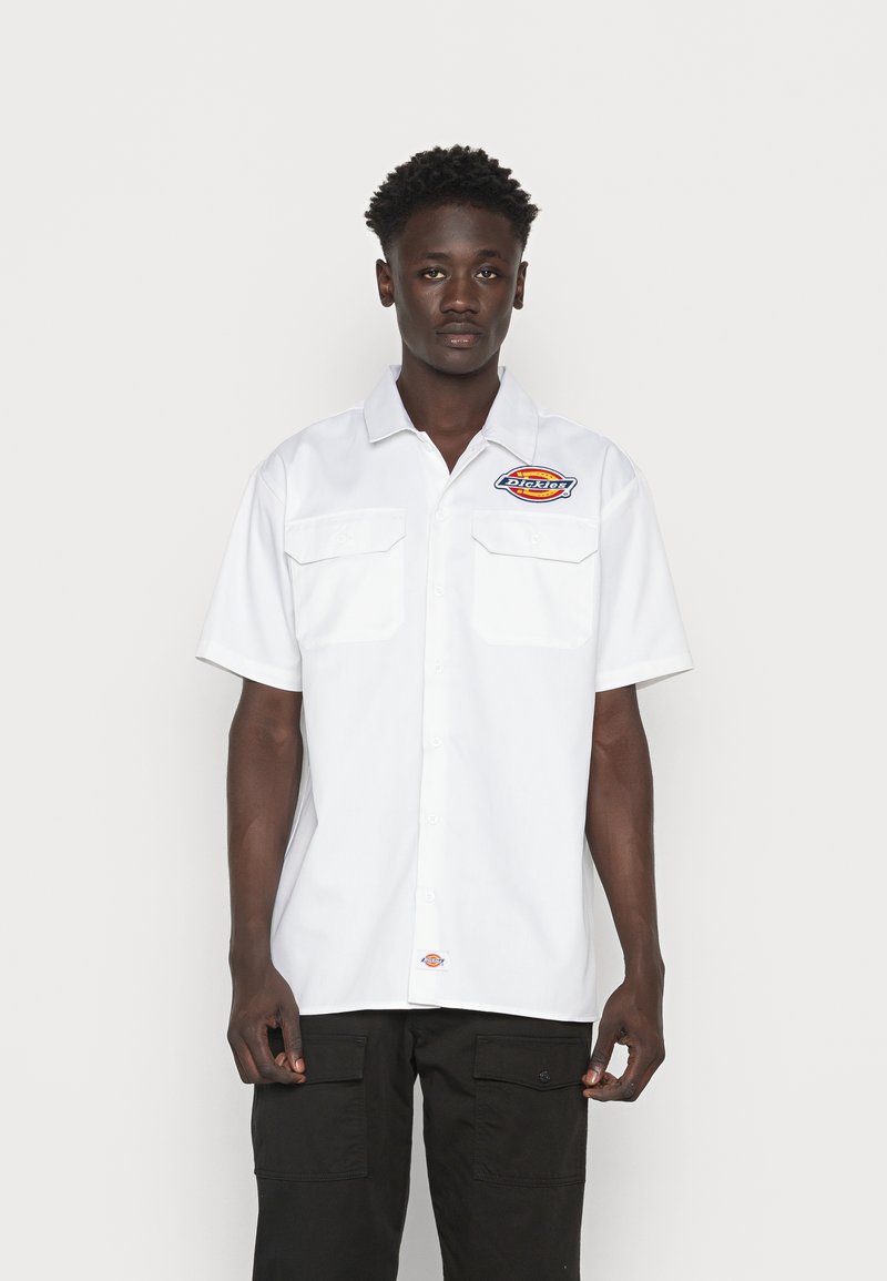 Dickies - CLINTONDALE - Ing - white, Nagyítás