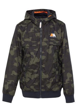 Chaqueta de entretiempo - mottled dark green