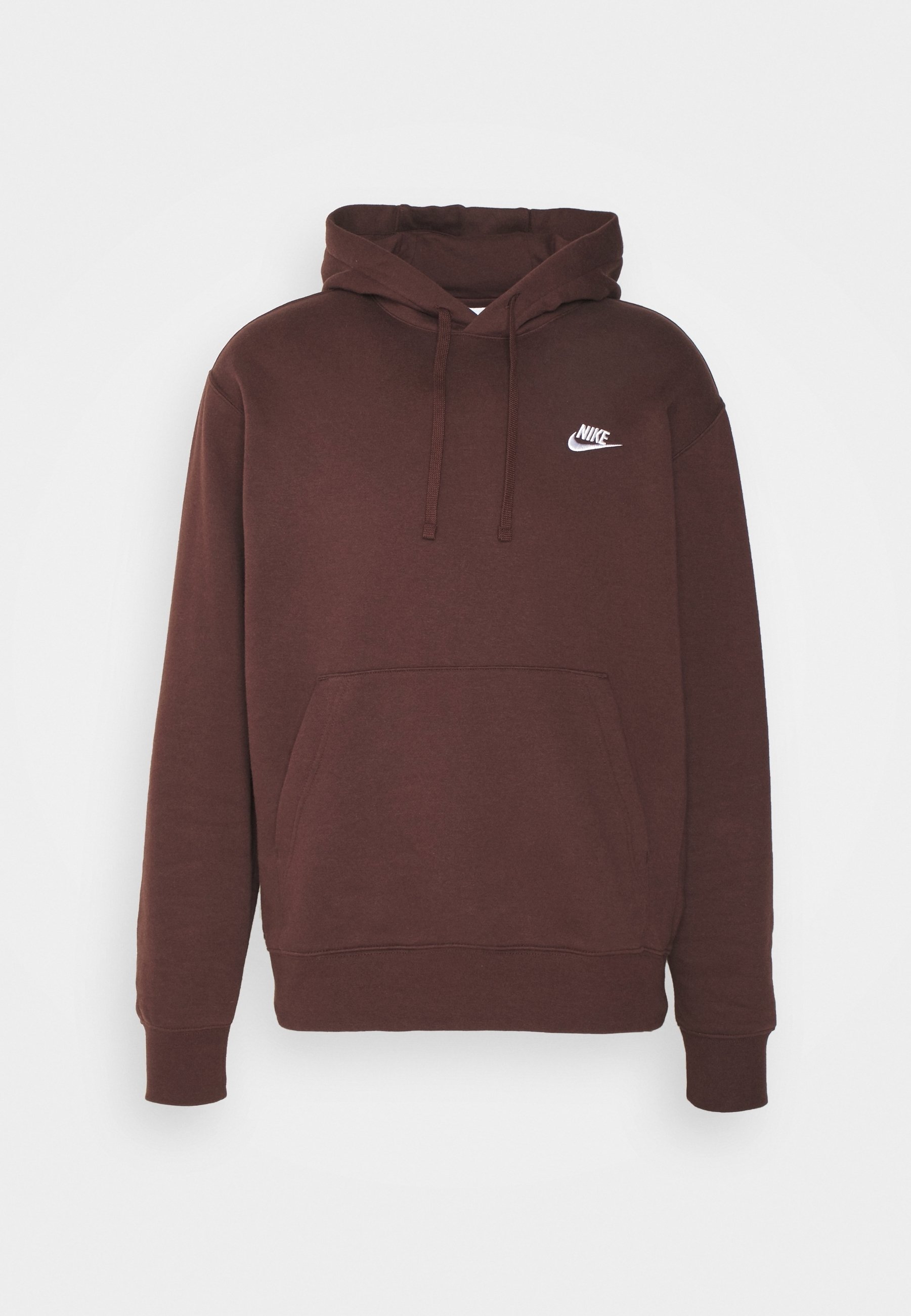 nike club fleece mahogany
