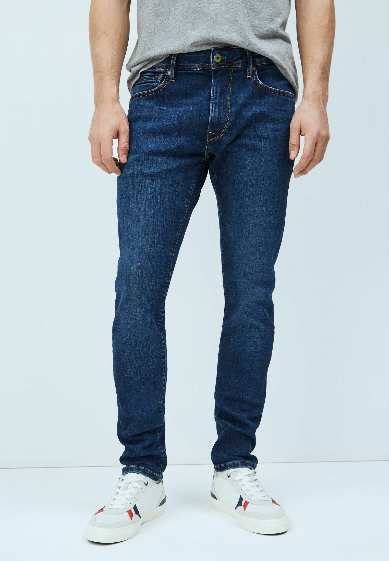 Pepe Jeans STANLEY - Jeans Slim Fit - denim/blue denim - Zalando.de