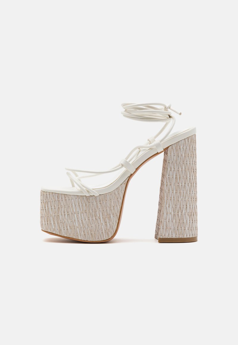 Simmi London Sandalen met hoge hak crème Simmi London Sandalen met hoge hak crème