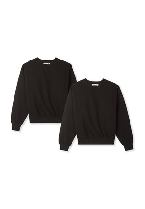 PACK 2 BASIC SENZA CAPPUCCIO E SENZA ZIP - Felpa - nero