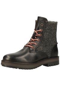 camel active Schnürstiefelette - black c00