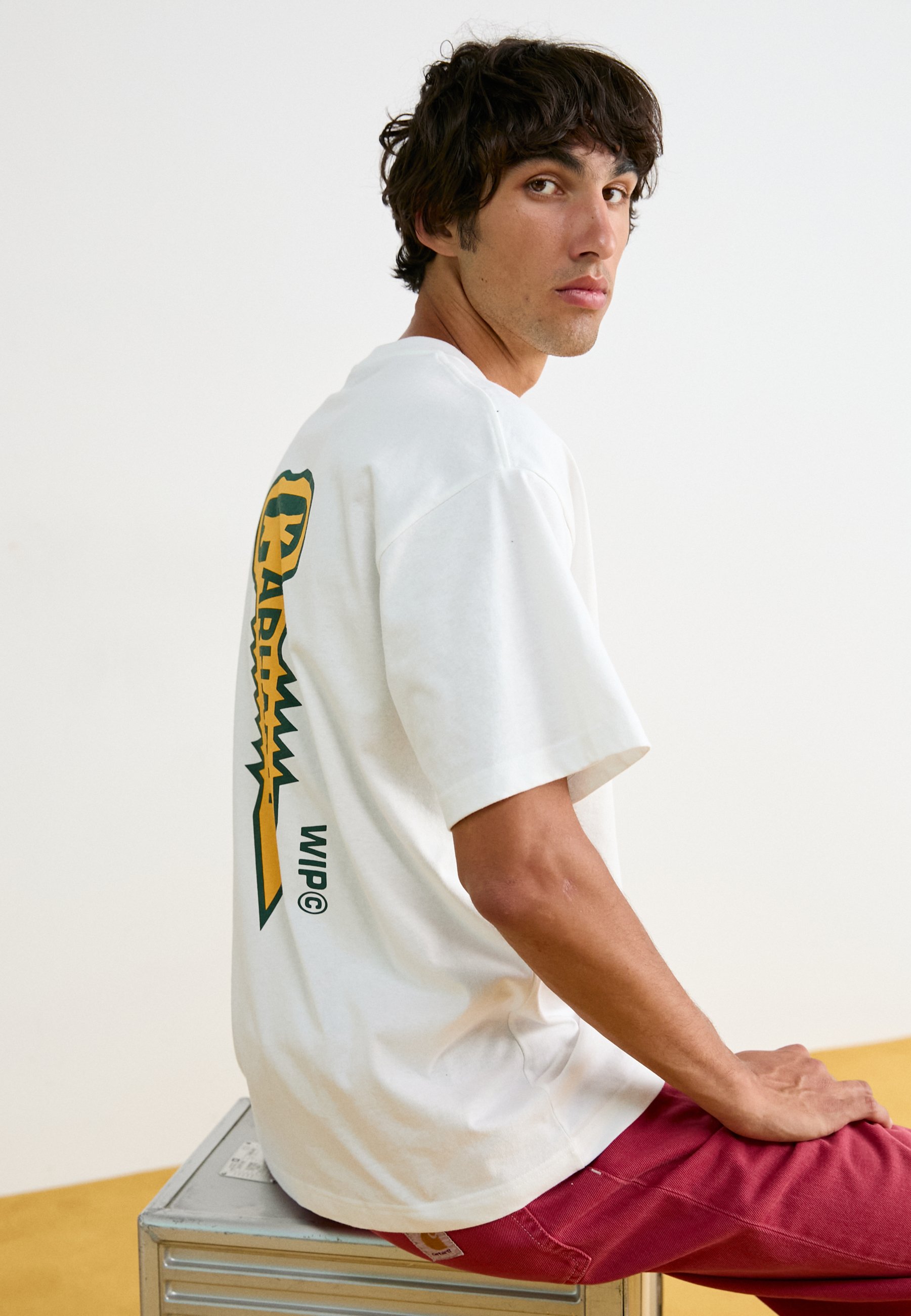 Carhartt WIP CROSS SCREW - T-Shirt print - white/weiß - Zalando