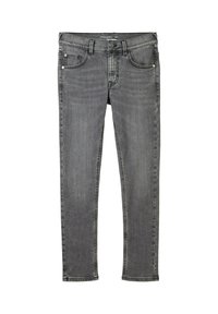 TOM TAILOR BASIC - Jeansshort - mid stone bright blue denim/lichtblauw