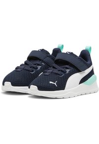 Puma ANZARUN LITE UNISEX - Tenisice za cestovno trčanje - club navy white mint