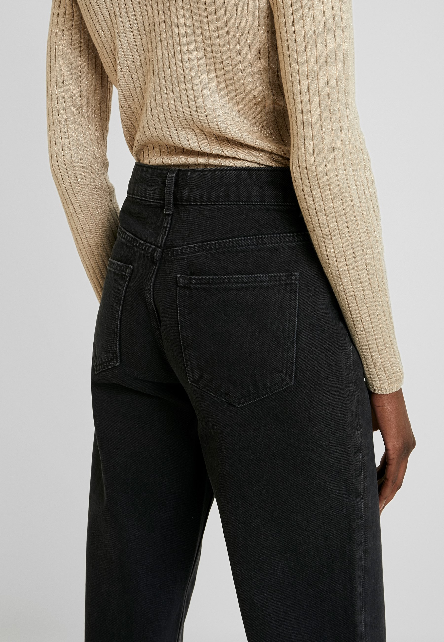Moss Copenhagen CRYSTAL Jeans straight leg black washed Moss Copenhagen CRYSTAL - Jeans straight leg - black washed