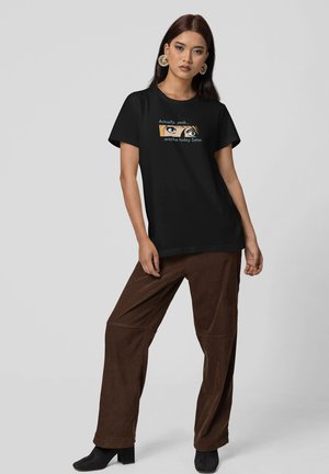 Henry Tiger POP CREATURE ACTUALLY - T-shirts print - black