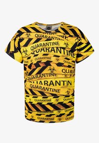 QUARANTINE  - Printtipaita - yellow