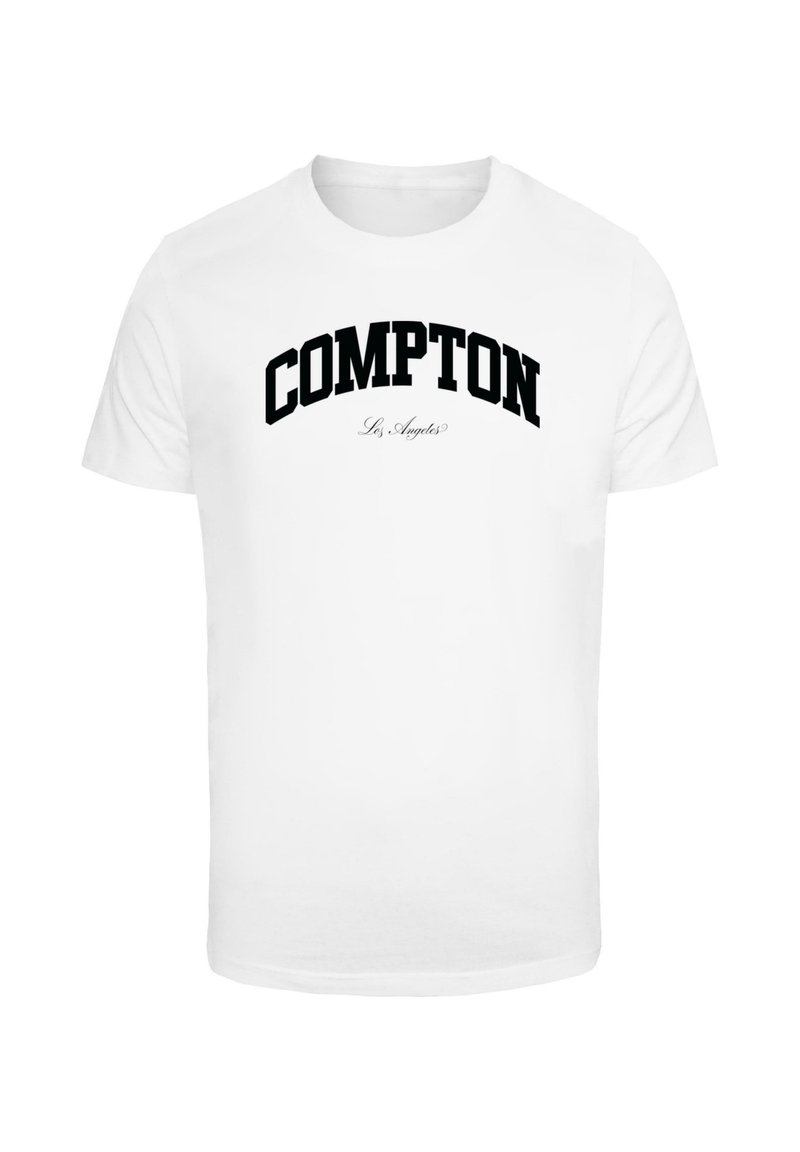 Mister Tee COMPTON LOS ANGELES Print T-shirt white Zalando