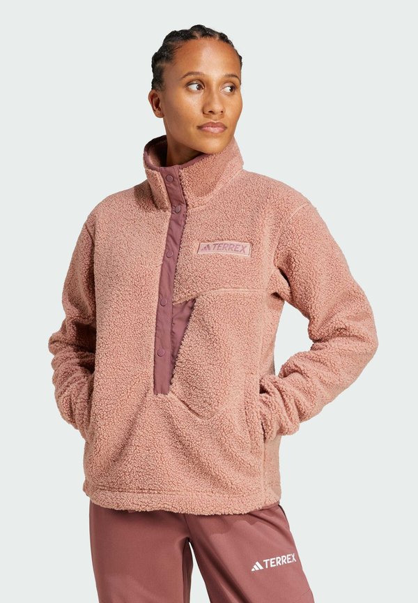 XPLORIC HIGH PILE - Fleece jumper - warm clay