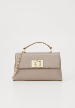 MINI CROSSBODY TOP HANDLE - Handtasche - stucco gray