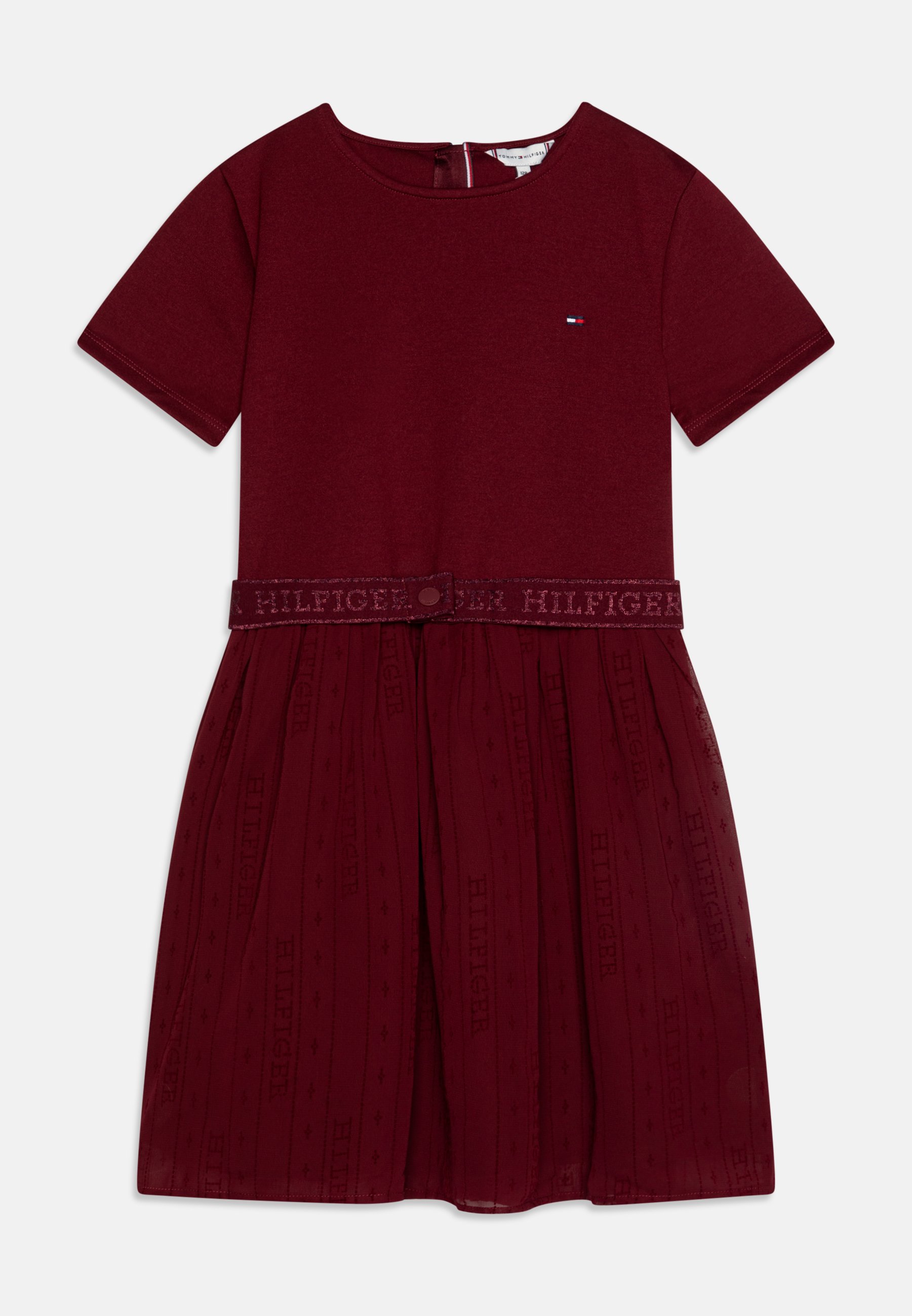Tommy Hilfiger PUNTO DRESS Jerseyjurk deep rouge/bordeauxrood