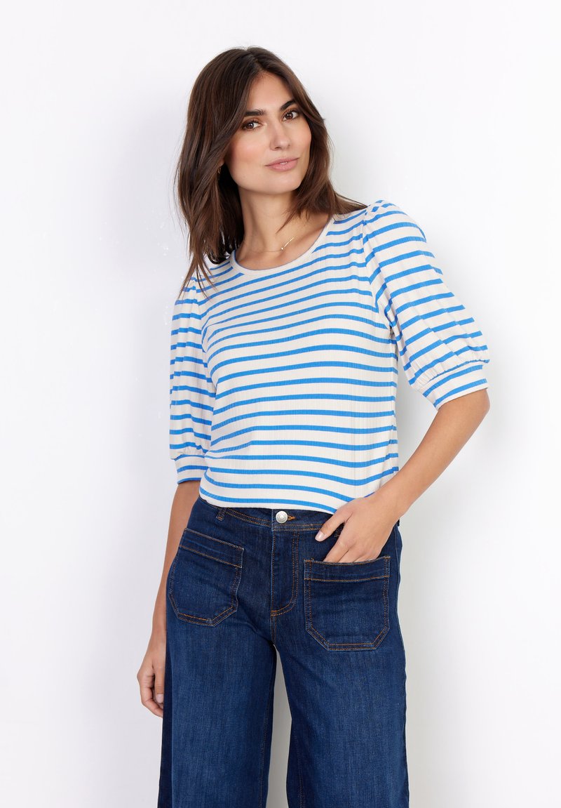 Soyaconcept SC-MILDRED 1 - T-shirt con stampa - bright blue combi