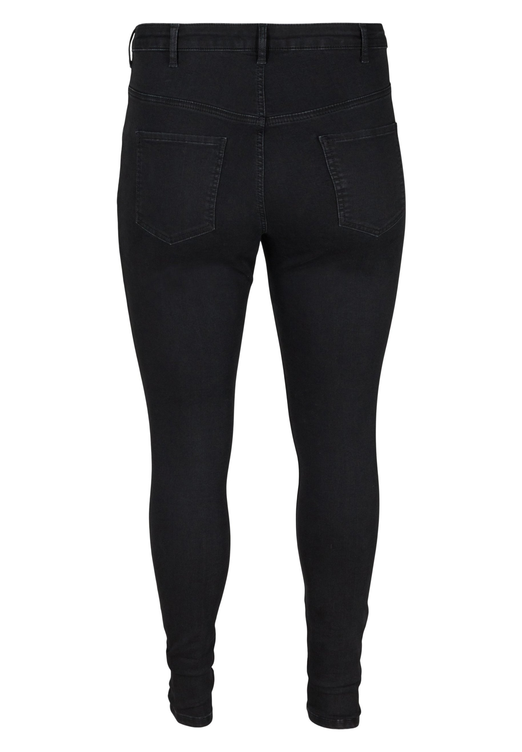 Zizzi SUPER SLIM AMY JEANS MIT PIPING 