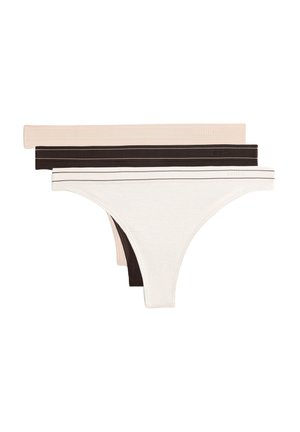3 PACK SEAMLESS SOFT TOUCH - Thong - mottled brown