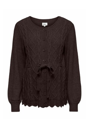ONLY MATERNITY, OLMKALLU - Kardigan - chocolate torte