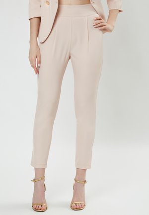 INFLUENCER PLEATED - Pantalones - beige