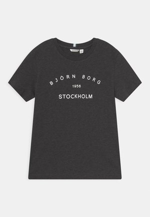 UNISEX - Print T-shirt - anthracite melange
