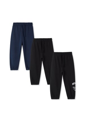 3 PACK - Pantaloni sportivi - 2x nero, 1x blu scuro