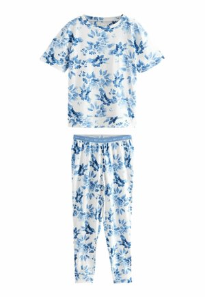 SET - Nattplagg set - blue floral