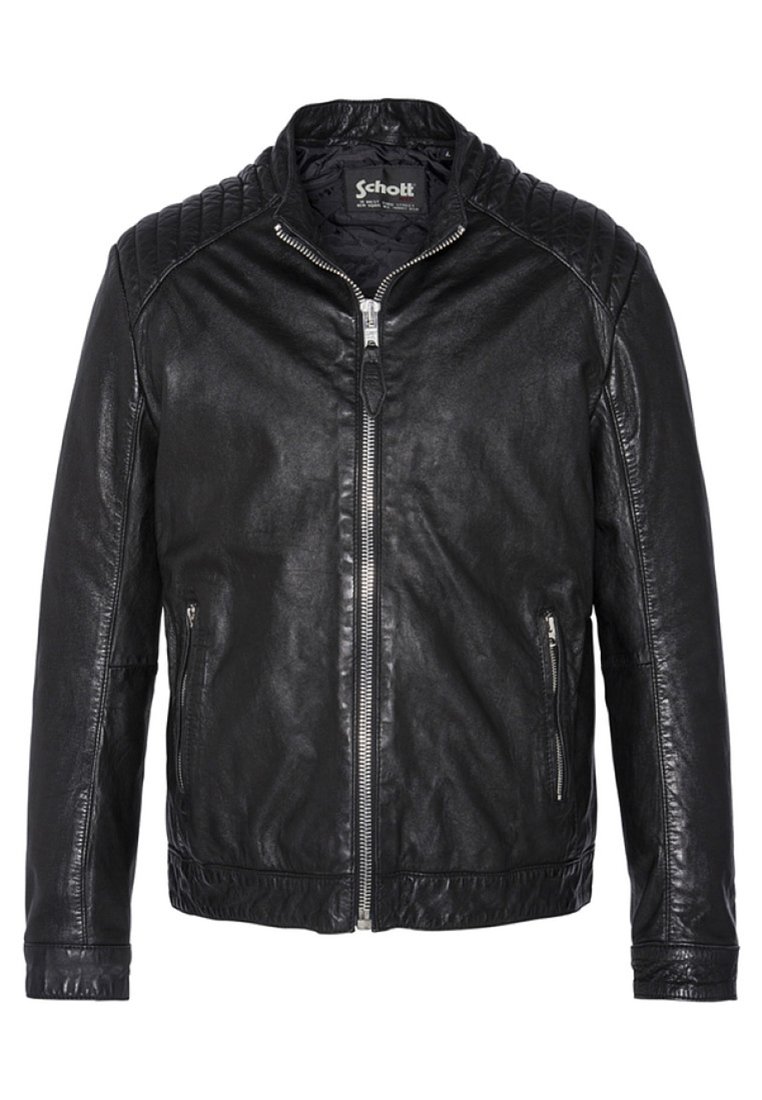 Schott Skinnjacka black Zalando.se Schott Skinnjacka black Zalando.se