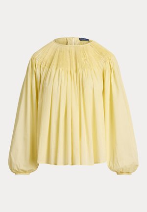 Polo Ralph Lauren, PINTUCKED COTTON SHIRT - Bluse - bird yellow