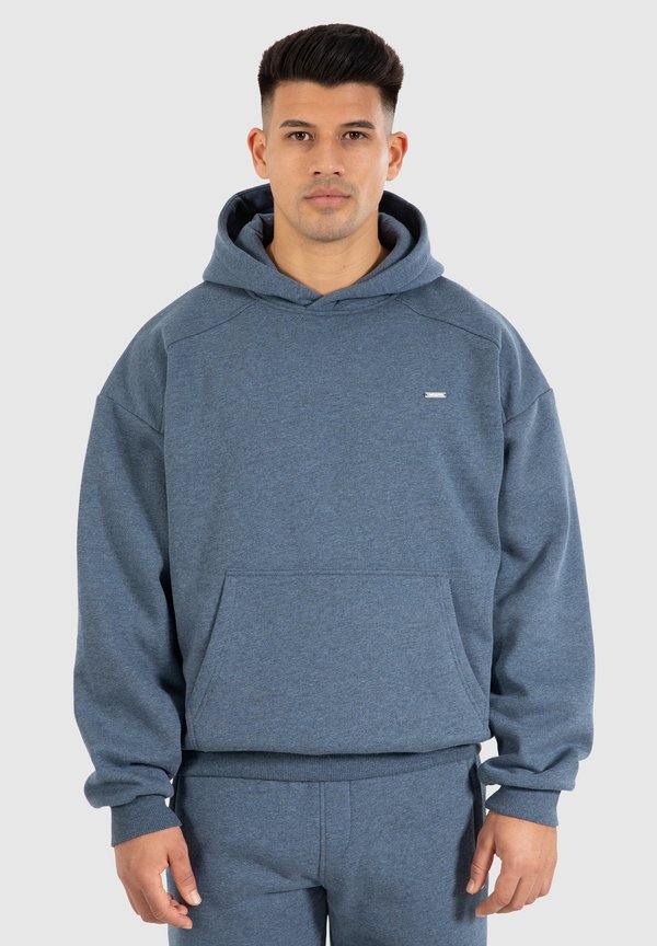 WALKER - Kapuzenpullover - blau melange